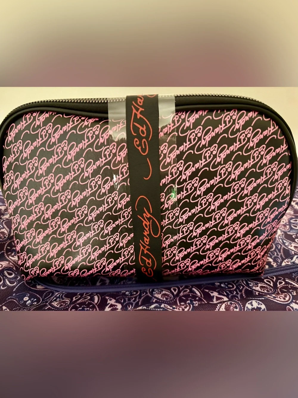 Ed Hardy Cosmetic Bag Set NWT